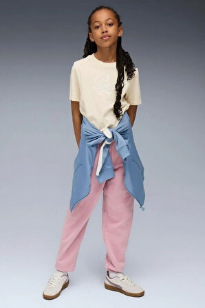 Puma TWEENERVERSE Sweatpants-Poised Pink Eşofman Altı-Pembe