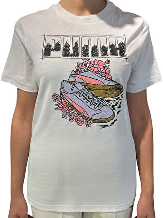 Puma Graphıc Tee Kız Çocuk K.Kol Tshırt