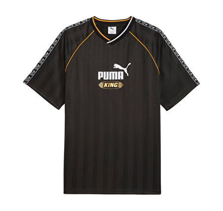632563-01 Puma Kıng Relaxed Football Jersey T-Shirt Siyah