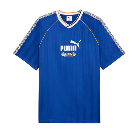 632563-13 Puma Kıng Relaxed Football Jersey T-Shirt Lacivert