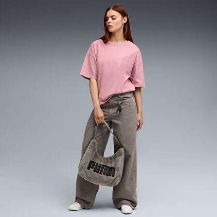Her Oversized Kadın Pembe Günlük Stil T-Shirt 68814865