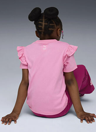 Puma Düz Pembe Kız Çocuk T-Shirt 63238633-PUMA X HELLO KITTY & FRIEN