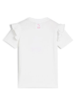 Puma Düz Beyaz Kız Çocuk T-Shirt 63238602-PUMA X HELLO KITTY & FRIEN