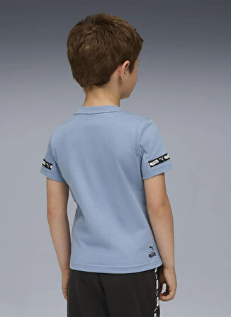 Puma Düz Mavi Erkek Çocuk T-Shirt 63239534-PUMA X HOT WHEELS Graphic