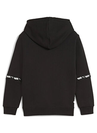 Puma Baskılı Erkek Çocuk Siyah Sweatshırt 63239601-PUMA X HOT WHEELS Graphic