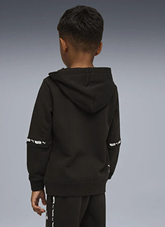 Puma Baskılı Erkek Çocuk Siyah Sweatshırt 63239601-PUMA X HOT WHEELS Graphic