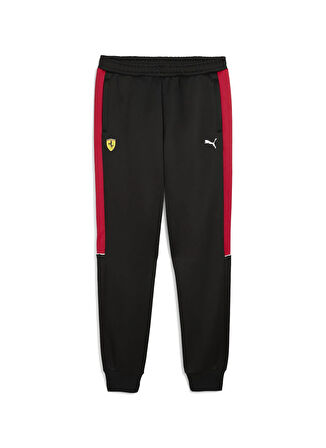 Puma 63276501 Ferrari MT7 Track Pants PU Siyah Lastikli Bel Regular Fit Düz Erkek Eşofman Altı