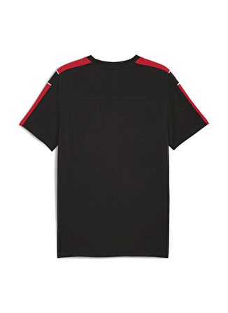 Puma 63276601 Ferrari MT7 Tee PUMA Black Siyah Yuvarlak Yaka Regular Fit Düz Erkek T-Shirt