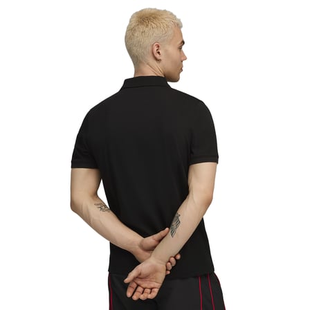 AC Milan FtblEssentials Erkek Siyah Futbol Polo Yaka T-Shirt 78258504