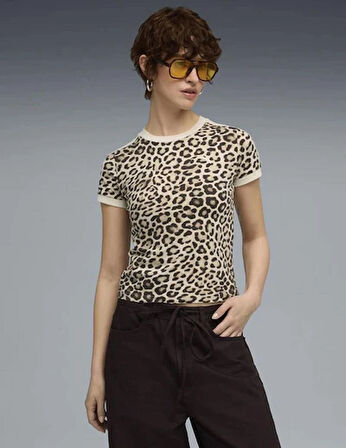 T7 LEO LUXE AOP Slim Tee