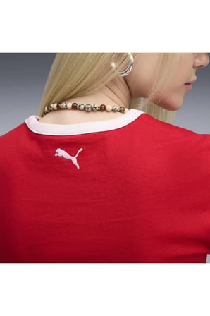 FUTURE.PUMA.ARCHIVE Tee Kırmızı Kadın T-Shirt