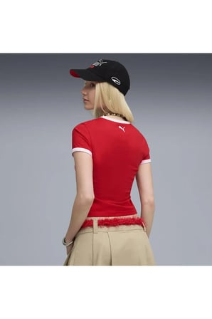 FUTURE.PUMA.ARCHIVE Tee Kırmızı Kadın T-Shirt