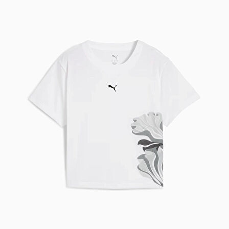 PUMA W FLORAL RIBBON GRAPHIC TEE 52748902
