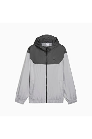 Essentials Erkek Gri Rüzgarlık (684626-63)