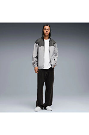 Essentials Erkek Gri Rüzgarlık (684626-63)