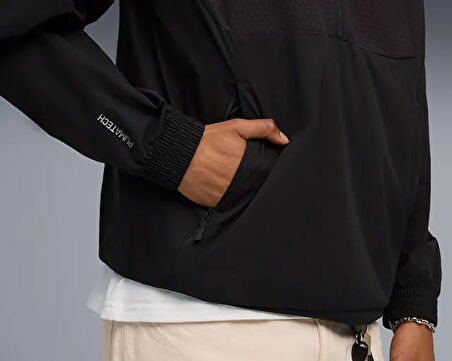 Puma Pumatech Half-Zip Crew Erkek Günlük Ceket 63210101 Siyah