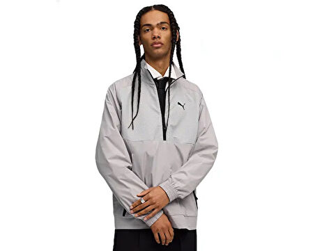 Puma Pumatech Half-Zip Crew Erkek Günlük Ceket 63210163 Gri