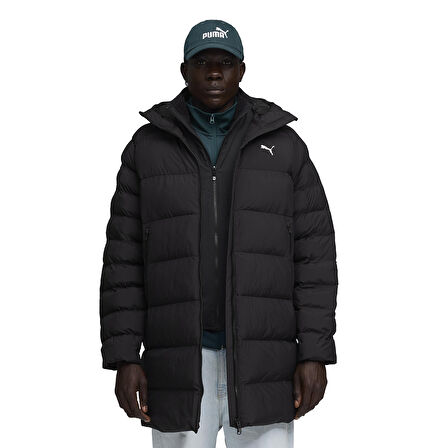 Mono Hooded Erkek Siyah Günlük Stil Mont 68836601