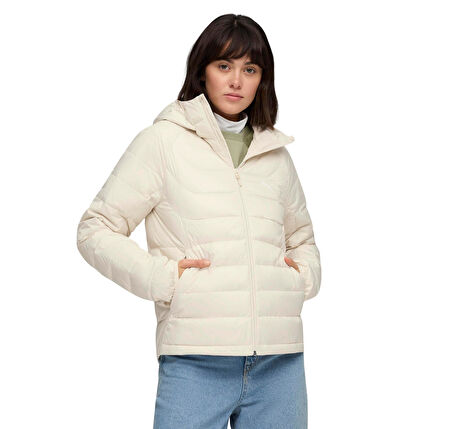685234-87 Puma Packlıte Hooded Down Jacket Kadın Mont Krem