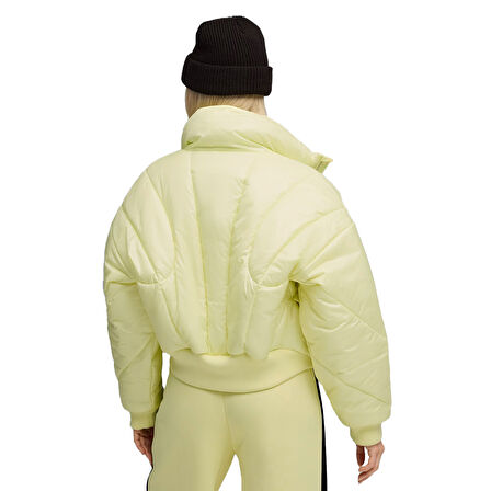 Dare To Puffer Kadın Sarı Günlük Stil Mont 63217335