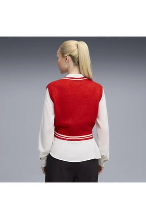 PREMIUM ESS Vest Kırmızı Kadın T-Shirt