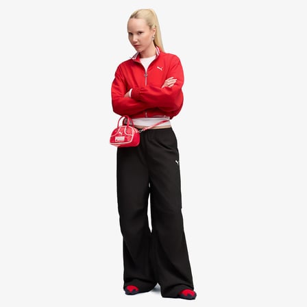 Puma Wardrobe Essentials Parachute Kadın Siyah Pantolon