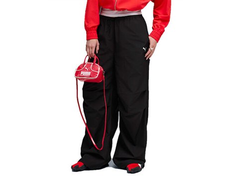 Puma WARDROBE ESS PARACHUTE PANTS Kadın Günlük Eşofman Altı 63204401 Siyah