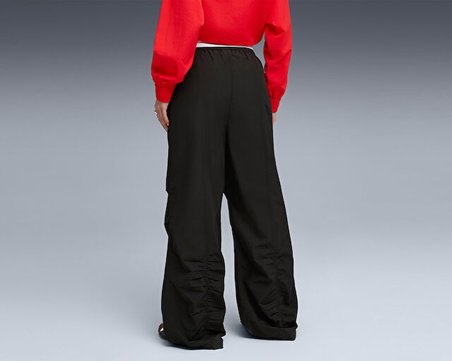 Puma WARDROBE ESS PARACHUTE PANTS Kadın Günlük Eşofman Altı 63204401 Siyah