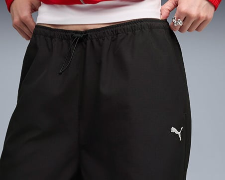 Puma WARDROBE ESS PARACHUTE PANTS Kadın Günlük Eşofman Altı 63204401 Siyah