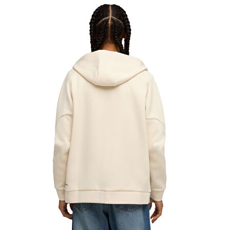 Tech Full-Zip Hoodie Erkek Bej Günlük Stil Sweatshirt 62967491