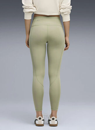 Puma 68814482 EVOSTRIPE High-Waist Tight Yeşil Düz Kadın Tayt