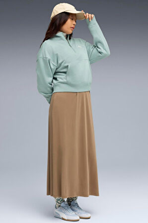 Puma Class Half-Zip Crew Kadın Sweatshirt