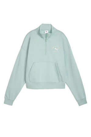 Puma Class Half-Zip Crew Kadın Sweatshirt