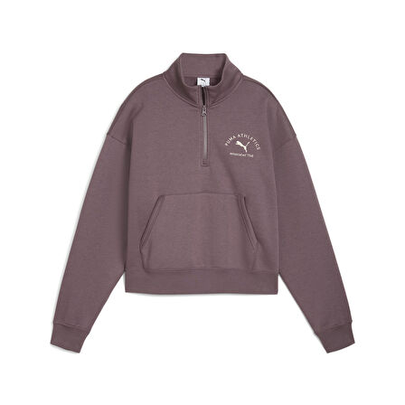 Puma Class Half-Zip Crew Kadın Yetişkin Sweatshirt