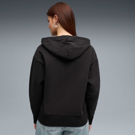 Puma HER Relaxed Full-Zip Hoodie Kadın Siyah Sweatshirt 63301101
