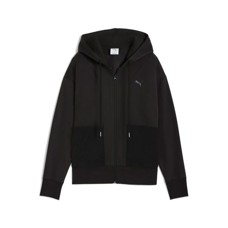 Puma HER Relaxed Full-Zip Hoodie Kadın Siyah Sweatshirt 63301101