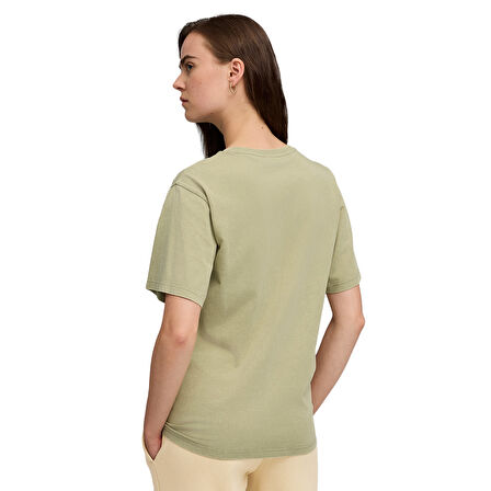 Ess Elevated Wash Tee Kadın Yeşil Günlük Stil T-Shirt 68810282