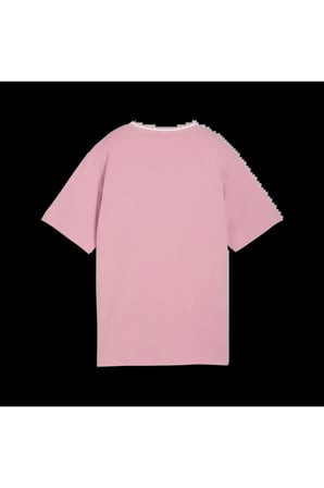 ESS Relaxed V-Neck Tee Pembe Kadın T-Shirt