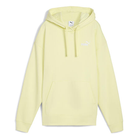 Ess Small No. 1 Logo Kadın Sarı Günlük Stil Sweatshirt 68239735