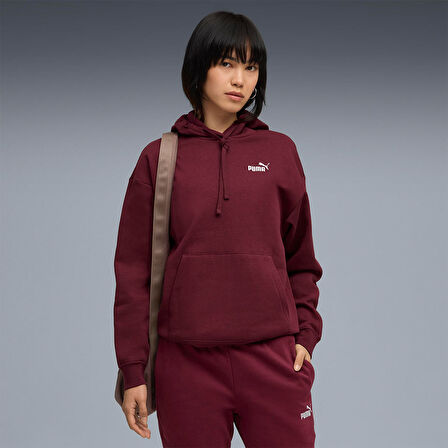 Puma Kadın Hoodie Essentials Small No.1 Logo