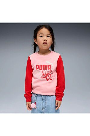 Little Runners Crew Çocuk Bisiklet Yaka Sweatshirt