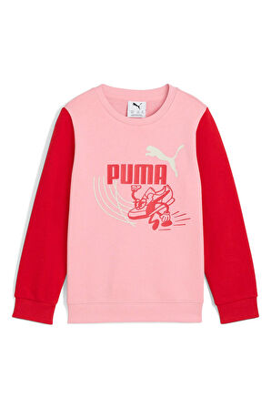 Little Runners Crew Çocuk Bisiklet Yaka Sweatshirt