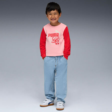 Puma Çocuk Sweatshirt Little Runners Crew