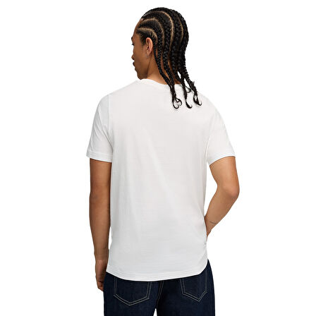 Graphic Tee Erkek Beyaz Günlük Stil T-Shirt 68804102