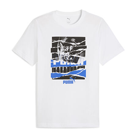 Graphic Tee Erkek Beyaz Günlük Stil T-Shirt 68804102