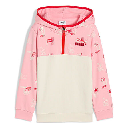 Puma Çocuk Hoodie Little Runners Half-Zip