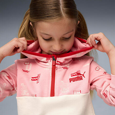 Puma Çocuk Hoodie Little Runners Half-Zip
