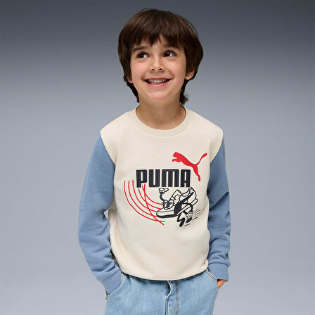 Puma Çocuk Sweatshirt Little Runners Crew