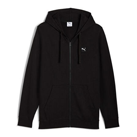 Ess Elevated Fz Hoodie Erkek Siyah Günlük Stil Sweatshirt 68825601