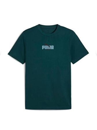 Puma Graphic Tee 68803275 Erkek Kısa Kol T-Shirt - Puma - Graphic Tee - Yeşil - ST02836-Yeşil-S